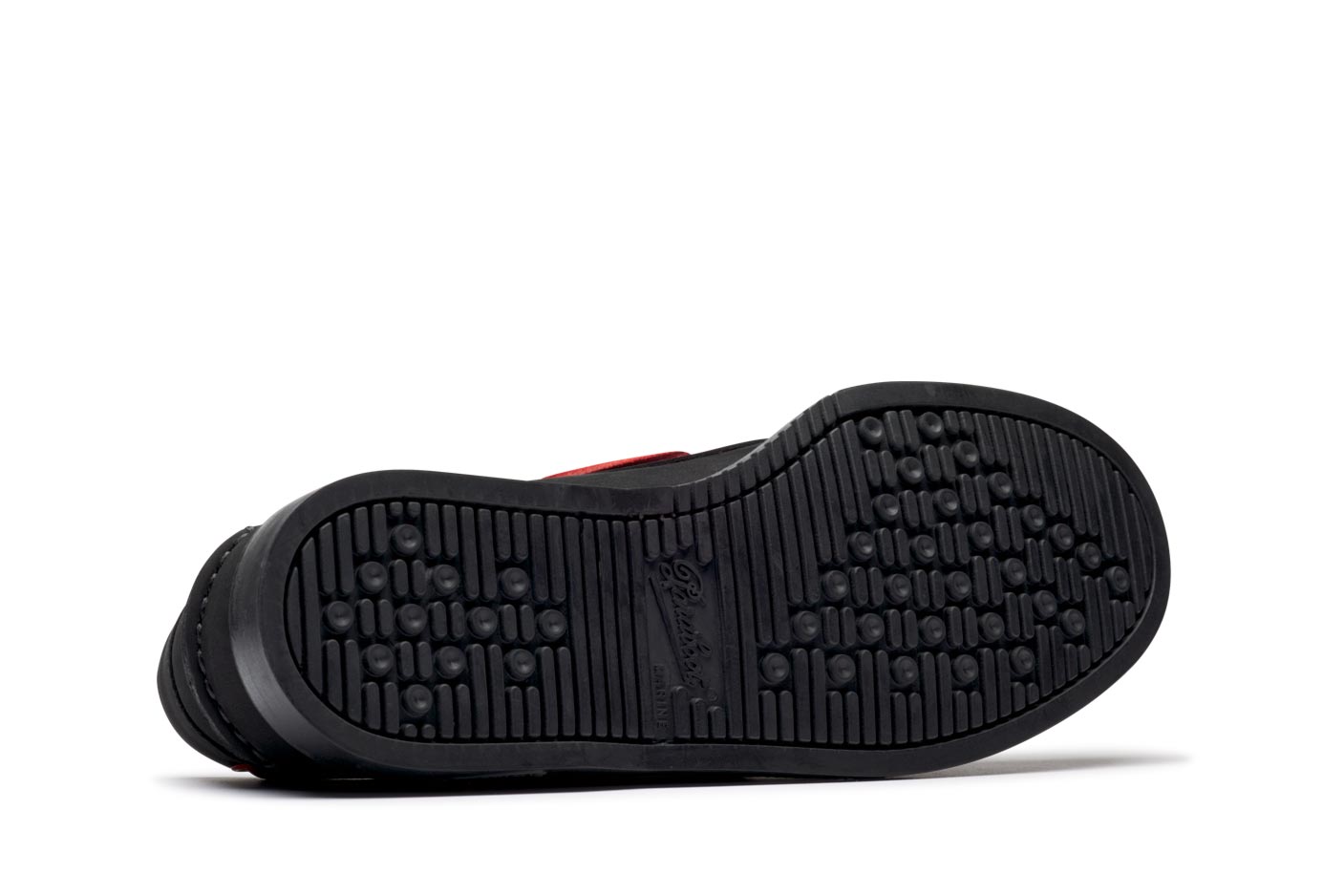 BARTH/MARINE NOIRE-NUBUCK NOIR ET ROUGE | Paraboot BARTH/MARINE NOIRE-NUBUCK NOIR ET ROUGE | Paraboot