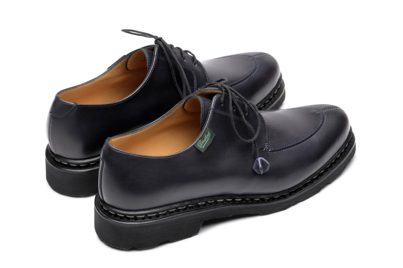 VELEY GRIFF II NOIRE LISSE MARINE Paraboot
