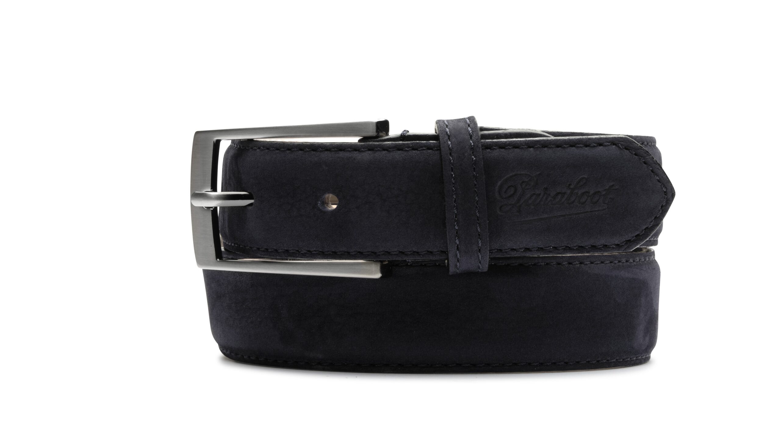 Paraboot Ceinture Uranos Gürtel Navy Nubukleder